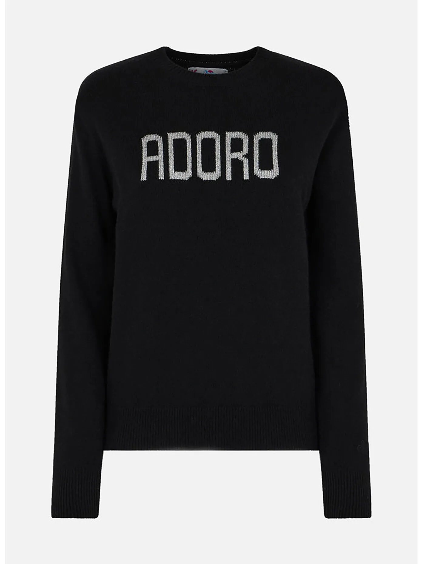     -MC2    -MAGLIONE GIROCOLLO CON STAMPA ADORO-
