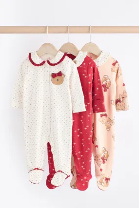 100% Cotone Tutine Bambino 3 Confezione (0-2anni)    