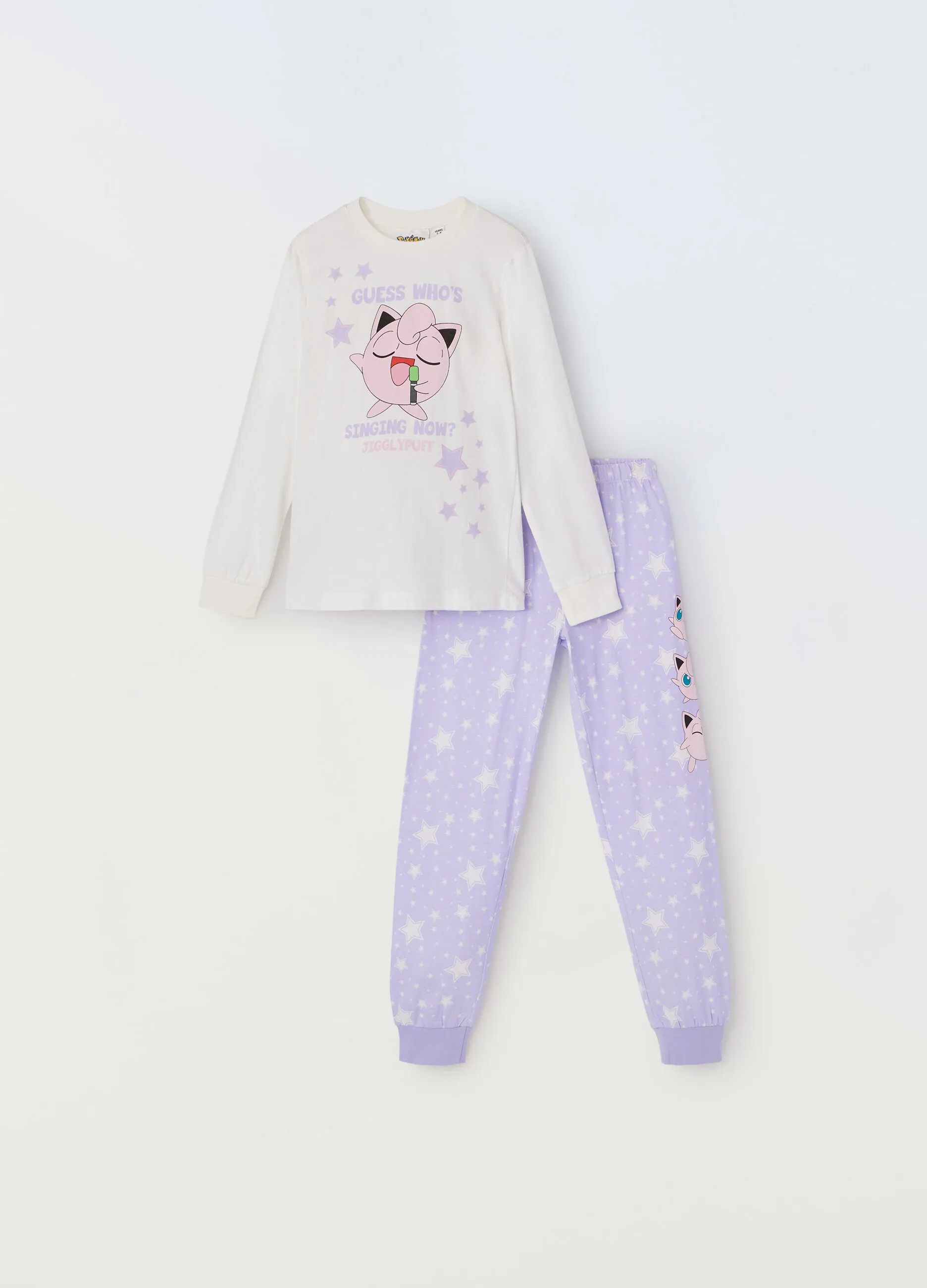 BLUKIDS  Set pigiama lungo in puro cotone bambina