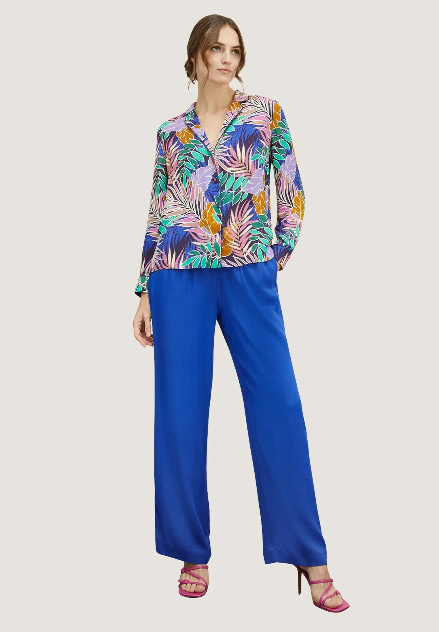 CON PIPING FANTASIA JUNGLE - Camicia