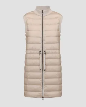 Gilet beige con piumino da donna BOGNER Arina-D 36818763-756