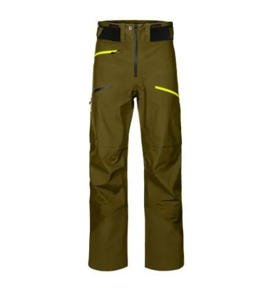 Pantaloni Freeride Ortovox 3l Deep Shell Pants (Green Moss) uomo