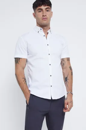 River Island - Camicia muscle fit testurizzata    