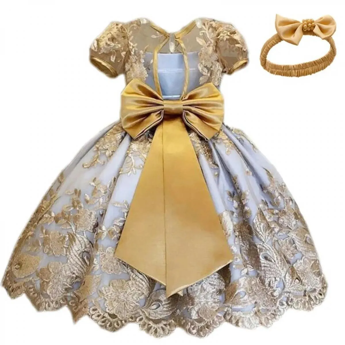 Vestiti per bambina 3 6 mesi Abito da festa Abito da principessa di compleanno Abiti per bambina da 1 anno